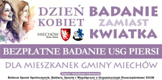 Bezpłatne badanie USG piersi z okazji Dnia Kobiet w Miechowie