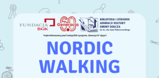 Zajęcia z nordic walking dla seniorów z Gminy Gołcza