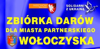 Zbiórka darów dla ukraińskiego miasta Wołoczyska