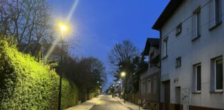 Ulica Jagiellońska w Miechowie po kompleksowym remoncie