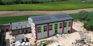 Sala gimnastyczna w Zagorzycach nabiera kolorów