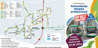 Od 26 czerwca nowy rozkład komunikacji miejskiej w Miechowie