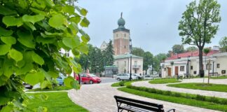 Plac T. Kościuszki w Miechowie po rewitalizacji