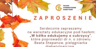 W kółko edukujemy o cukrzycy – Zaproszenie na warsztaty