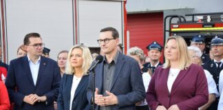 Wizyta Premiera RP Mateusza Morawieckiego w Czaplach Wielkich