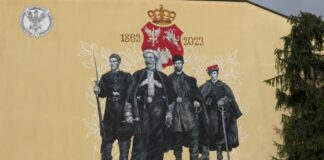 Mural ku czci powstańców odsłonięty w Miechowie