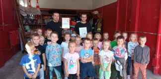 Bezpieczna podróż ze strażakami z OSP w Gołczy