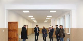 Odnowiona sala remizy OSP w Sławicach Szlacheckich