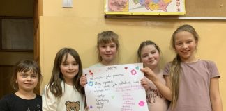 Klasy drugie z Książa Wielkiego na biwaku szkolnym