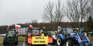 Rolnicy w Powiecie Miechowskim po raz kolejny ruszyli z protestem