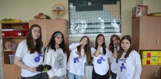 Młodzież z Kozłowa w Brześciu