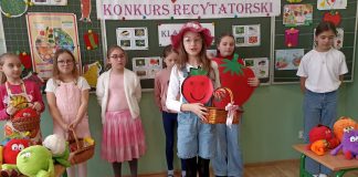 Konkurs recytatorski w Szkole Podstawowej w Antolce