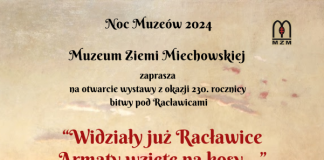 Wystawa poświęcona 230. rocznicy insurekcji kościuszkowskiej w Muzeum Ziemi Miechowskiej