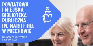 Nowa usługa e-SENIOR w Powiatowej i Miejskiej Bibliotece Publicznej im. Marii Fihel w Miechowie
