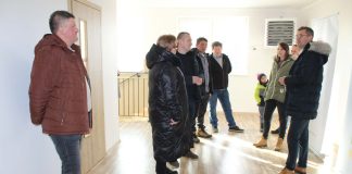 Odnowione wnętrze remizy OSP w Biskupicach