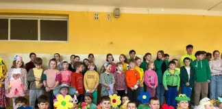Powitanie wiosny w Szkole Podstawowej w Książu Małym