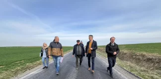 Droga gminna Nasiechowice-Łany po modernizacji