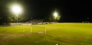 Miechowski stadion ze zmodernizowanym oświetleniem