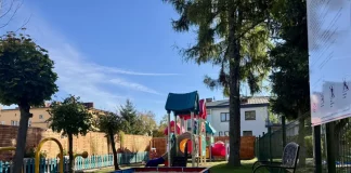 Doposażony plac zabaw przy żłobku nr 1 w Miechowie