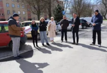 Droga na Osiedlu Parkowym w Miechowie po przebudowie