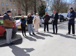 Droga na Osiedlu Parkowym w Miechowie po przebudowie
