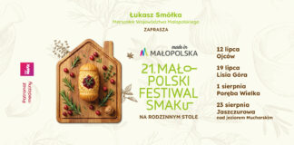 Smaki, które łączą. Emocje, które zostają. Rusza 21. Małopolski Festiwal Smaku. Na rodzinnym stole