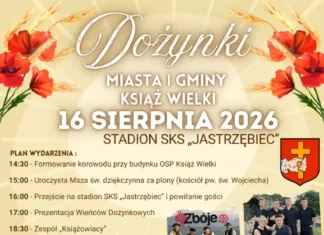 W niedzielę 16 sierpnia Dożynki w Książu Wielkim