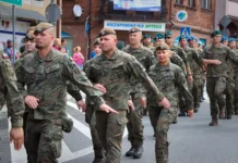 Miechów powitał uczestników I Kompanii Kadrowej