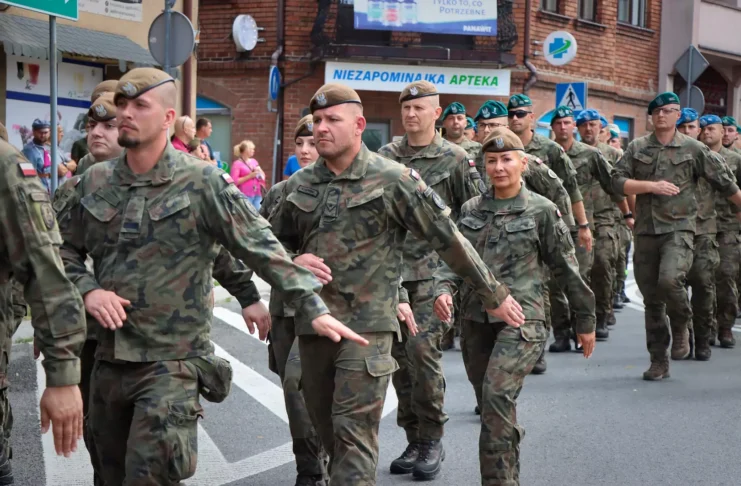 Miechów powitał uczestników I Kompanii Kadrowej
