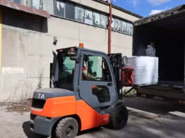 Odbiór odpadów niebezpiecznych z ul. Kolejowej w Miechowie