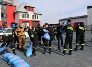 Ćwiczenia gminne OSP i przekazanie wyposażenia dla jednostek