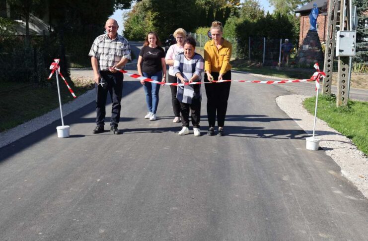 Przebudowano drogę gminną w Brzuchani