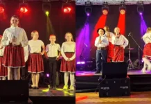 Występ uczniów z Książa Małego na Dniu Seniora